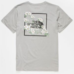 The North Face Gray Short Sleeve Women’s Tee with Graphic Design